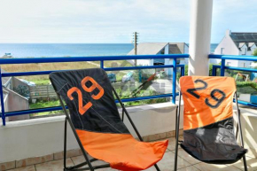 LocaLise - C02 - Vue mer - Balcon - Plage juste à côté - Centre et port à pied - Wifi inclus - Draps inclus - Animaux bienvenus